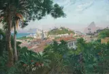 Hans Bohrdt, Rio de Janeiro, 1928, Tempera