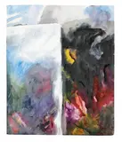 Selbst im Spiegel by Klaus Fußmann, 1987, Watercolour, sold Oct 2007