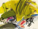 Ohne Titel by Walter Stöhrer, 1964, Mixed media, sold Oct 2007