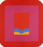 S. P. O. R. Stork by Georg Karl Pfahler, 1965, Acrylic on canvas, sold Oct 2007