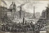 Giovanni Battista Piranesi, Veduta di Piazza Navona sopra le rovine del Circo Agonale