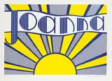 Roy Lichtenstein, Joanna, 1968, Offset lithograph in colours