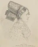 Ludwig Emil Grimm, Das Mäydele, 1812, Pencil drawing
