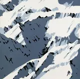 Gerhard Richter, Aus: Schweizer Alpen I, 1969, Silkscreen in colours
