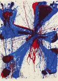 Damn Braces by Sam Francis, 1960, lithograph in colors on BFK Rives, sold Oct 2007