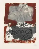 Antoni Tàpies, Aus: La clau del foc, 1973, Etching in colours