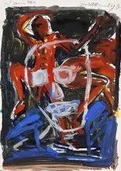 Vanitas by Helmut Middendorf, 1981, Mixed media, sold Oct 2007