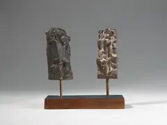 Rolf Szymanski, Reliefskizze I. Reliefskizze II, 1959, Bronze