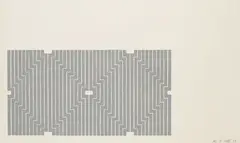 Casa Cornu (First version) by Frank Stella, 1969, Lithograph, sold Oct 2007