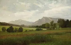 Salzburger Land by Valentin Ruths, Oil, sold Oct 2007