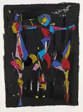 Bunter Reiter I by Marino Marini, 1975, Lithograph in colours, sold Oct 2007