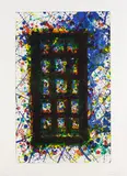 Concert Hall Set II by Sam Francis, 1977, Lithograph in colours, sold Oct 2007
