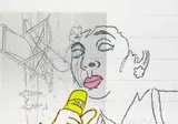 Freistilübung by Sigmar Polke, 1998, Silkscreen in colours, sold Oct 2007