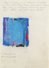 Centrale Farbzone by Max Ackermann, 1960, Pastel, sold Oct 2007