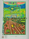 Straße der Überlebenden by Friedensreich Hundertwasser, 1971, Silkscreen printed in colours, sold Oct 2007