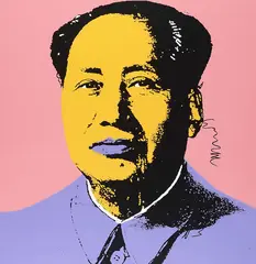 Nach - Mao by Andy Warhol, 1980, Silkscreen in colours, sold Oct 2007
