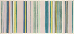 Mostly Mozart by Gene Davis, 1975, Silkscreen in colours, sold Oct 2007