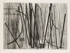 "12" by Hans Hartung, 1953, Etching, sold Oct 2007