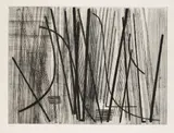 Hans Hartung, "12", 1953, Etching