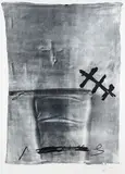 Chaise et ciseaux by Antoni Tàpies, 1984, Lithograph, sold Oct 2007