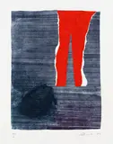 Giuseppe Santomaso, 4 Bll.: Abstrakte Kompositionen, 1982, Lithograph in colours