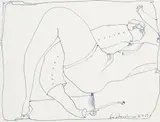 Figürliche Komposition by Horst Janssen, 1969, Ball-point drawing, sold Oct 2007