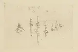 (d. i. Wolfgang Schulze) Wols, Gespenster, 1948, Drypoint
