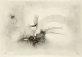 Fred Deux, Komposition, 1961, Pen and ink drawing