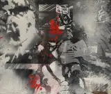 Paolo Baratella, il lavoro rende liberi anche alla Siemens (Arbeit macht frei, auch bei Siemens), 1975, Acrylic