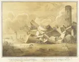 Friedrich von Gärtner, Reste des Tempels des Jupiters zu Selinus, 1819, Lithograph