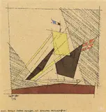 Lyonel Feininger, Ohne Titel, 1933, Pen and India ink drawing