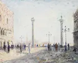 Otto Eduard Pippel, Venedig (Markusplatz)