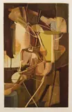 Marcel Duchamp, La Mariée, 1934, Etching and aquatint in colours