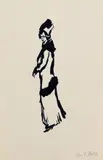 Emil Nolde, Stehende Frau (Klein), 1911, Lithograph