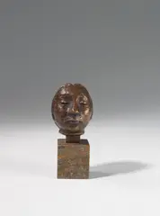 Kopfstudie by Ernst Barlach, 1922, Bronze, sold Oct 2007