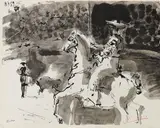 L'Entrée du Picador by Pablo Picasso, 1959, Lithograph, sold Oct 2007
