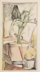 Ivan Babii, Blumenstillleben, 1920, Watercolour