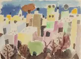Eduard Bargheer, Südliche Landschaft (Ischia)