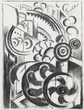 Natalia Goncharova, Engrenages mécaniques
