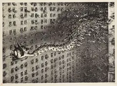 A. Paul Weber, Das Gerücht (I), 1953, Lithograph