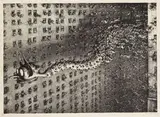 A. Paul Weber, Das Gerücht (I), 1953, Lithograph