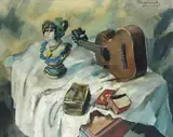 Bruno Krauskopf, Stillleben mit Gitarre
