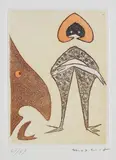Max Ernst, Ohne Titel, 1949, Etching in colours