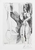 Pablo Picasso, Deux Femmes, 1971, Etching