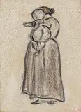 Heinrich Zille, Mutter mit Kind