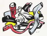 Fernand Léger, Branches, 1955, Lithograph in colours