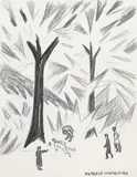 Natalia Goncharova, Rauhreif (Le givre) 2