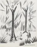 Natalia Goncharova, Rauhreif (Le givre) 1