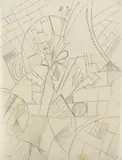 Walter Dexel, Entwurf zu "Blumenbild"
