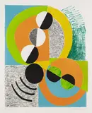 Affreux Jojo by Sonia Delaunay, 1969, Lithograph in colours, sold Oct 2007
